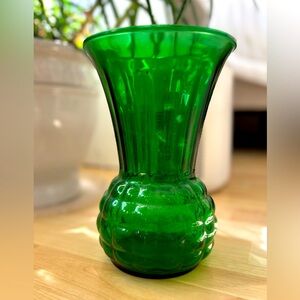 Green Vintage Pineapple Vase